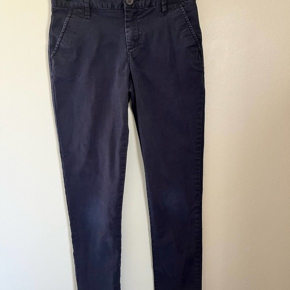 Lot of 2 Pairs of Girl Navy Blue Gap Uniform Pants | Adjustable waist | Size 12 - Picture 2 of 7